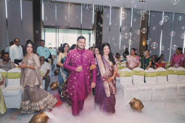 Fog Entry at Babyshower Event