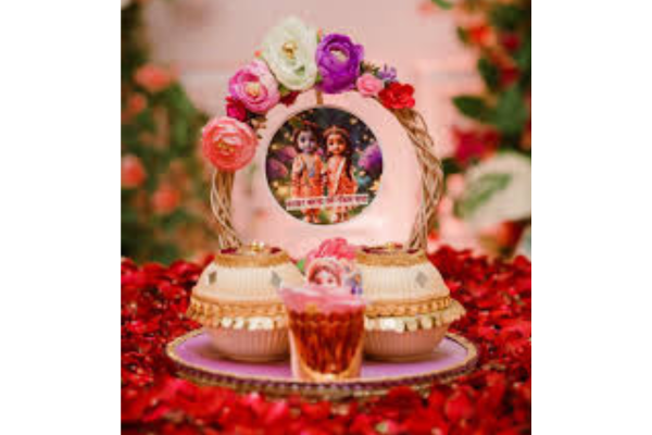 Gender Reveal : With matka Radha Krishna Theme