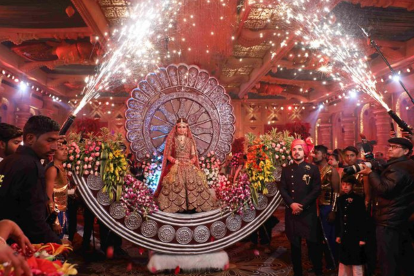 special Groom entry at wedding - akshara entry