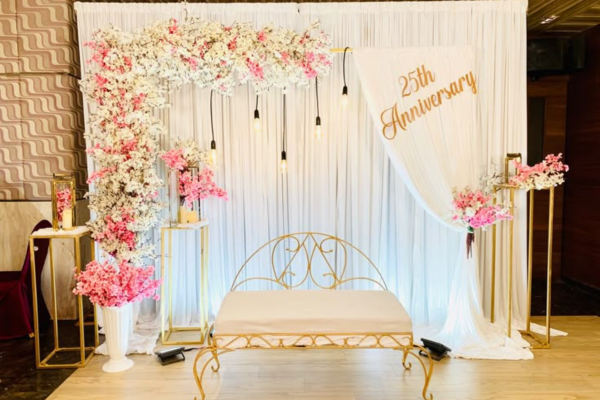 Royal Elegance Wedding Anniversary Decoration _Akshara Event 