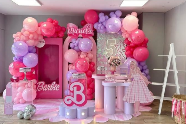 Barbie Princess Luxe birthday decoration package in Pune by Akshara Events