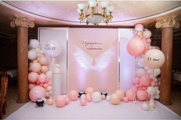 Akshara Events Angel Luxe package heavenly birthday decoration