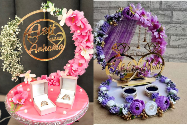 Best Engagement Plate Decorations -Akshara Event_Pune 